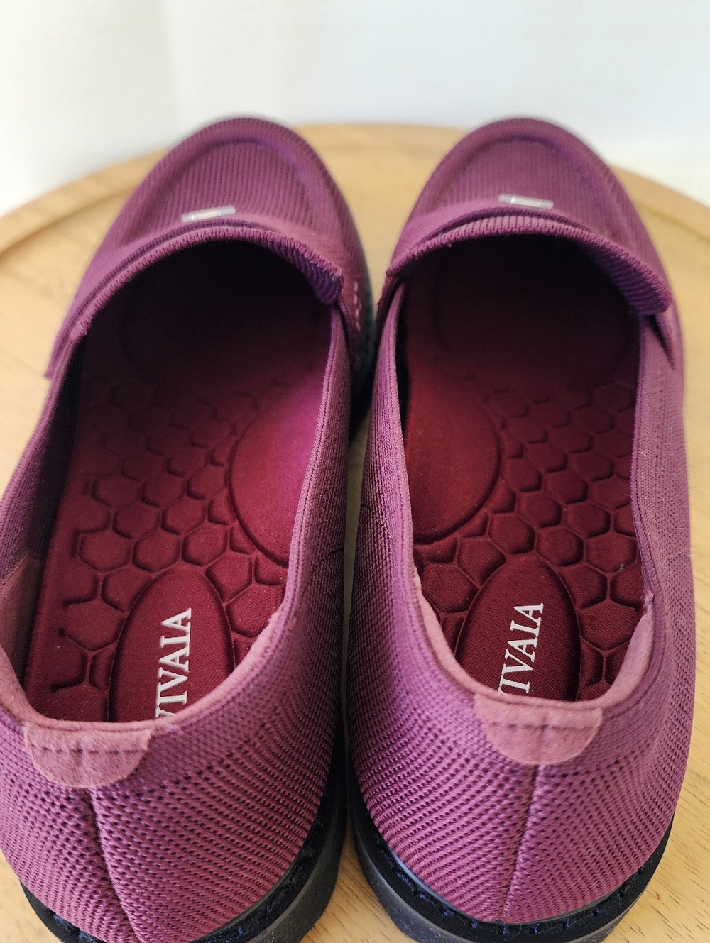 Vivaia Francesca Burgundy Casual Loafers Womens 10 - Picture 11 of 13